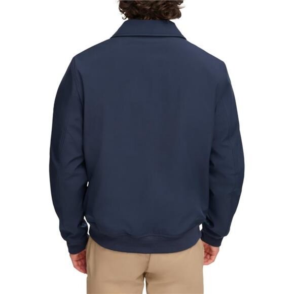 Men's Lightweight Water Resistant Varsity Bomber Jacket - Picture 4 of 8